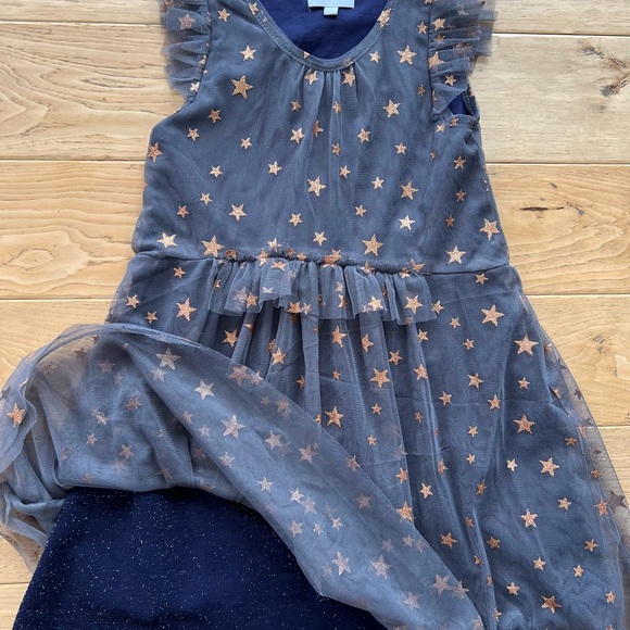 BCBGMAXAZRIA Girls Sparkly Star dress - Picture 3 of 6